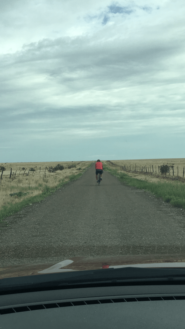 Ron On The Road Ahead Of Terry